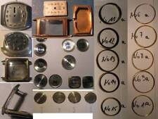 Gehäuse Deckel Lünetten Glasringe vintage für Armbanduhren Auswahl selten Repair