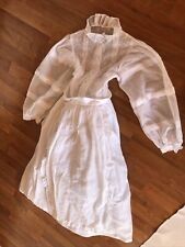 Kommunionkleid Gr. 10 (140), Weiß, Batist, Petticoat, wunderschön!!! Zubehör