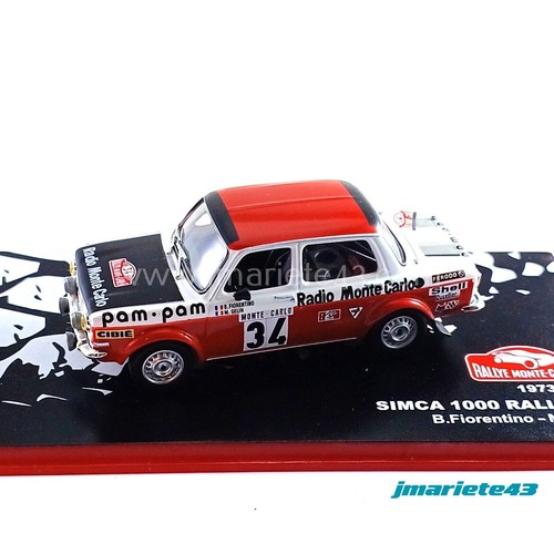 Simca 1000 rallye 34 - rallye, 2