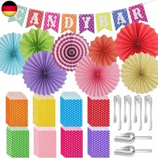 95 Stück Candy Bar Zubehör