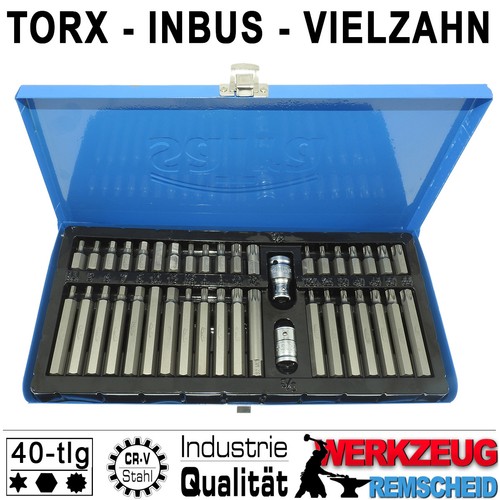 Tlg stecknuss satz torx - 40-tlg,