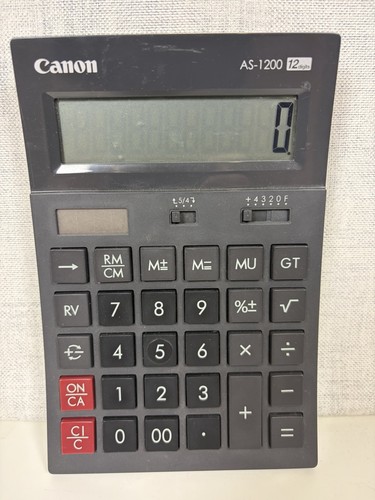 Canon 1200 taschenrechner - canon, as-1200
