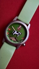 ARMBANDUHR KUH BAUERNHOF ALPEN ERNTE GARTENUHR GEMÜSEGARTEN AKTEONOMEA