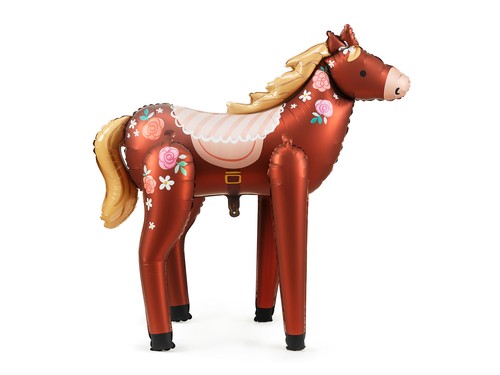 Folienballon pferd 101x105cm - pferd,