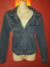 SCHÖNE JEANS JACKE BOLERO SHIRT JACKETT BLOUSON GR S VON VIGOSS BLAU