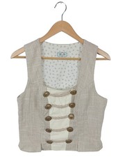 M&M Trachtenmieder Damen Trachtenmode Gr. DE 38 hellgrau Casual-Look