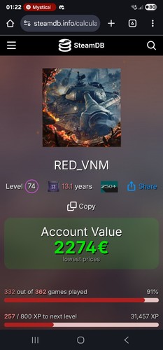 Steam account level 300 - account, 300+