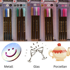 Glas Marker Porzellan Stifte Handlettering Keramikmarker Metallic Glasmalstift