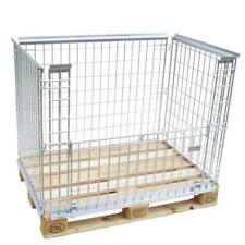 Gitteraufsatzrahmen für Europaletten Gitterbox EPAL 120x80cm aus Metall belastba