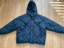 Bershka NEU! Winterjacke Steppjacke Jacke Herren Junge schwarz  Gr. L Top!!!