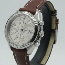 OMEGA SPEEDMASTER DATE HERREN 1750.043 AUTOMATIK 39MM SCHÖN STAHL WEISS OM380