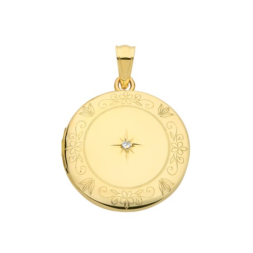 Gold medaillon - 9k,
