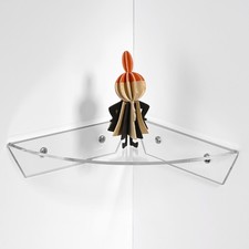 Eckregal aus Acrylglas