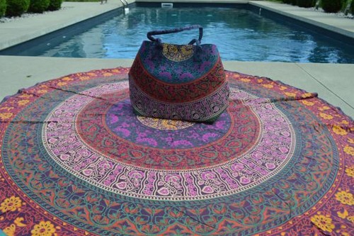 Handtasche indian mandala tote - indian,