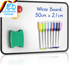 Whiteboard Magnetwand, Kleine Doppelseitige Whiteboard Trocken Abwischbare, A4-F