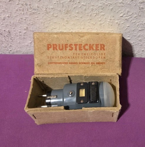 Ddr pspk prüfstecker in ovp - prÜfstecker-,