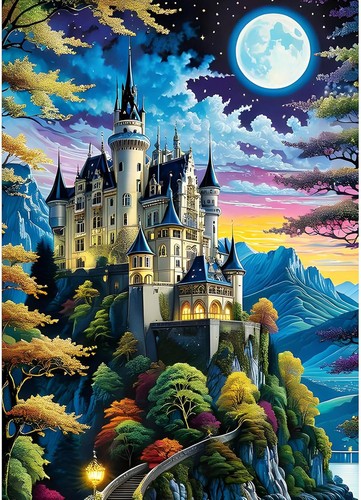Diamond painting set schloß - painting,