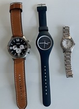 Armbanduhren Herren und Damen, Konvolut, Marken: Fossil, ICE, Christ