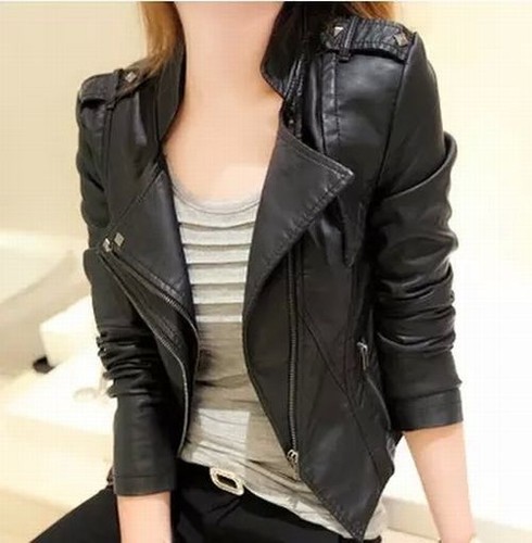 Kunstleder jacke - kunstleder,