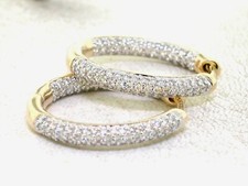 Brillant ohrringe creolen 585 - brillant,