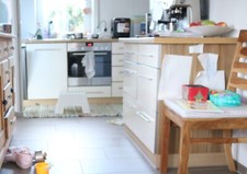 Küche - Schreinerküche mit Hängeschränken inkl. Geschirrspüler