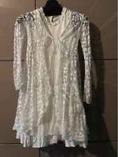 Kommunionkleid mit Spitzenmantel von Monny in weiß Gr. 146