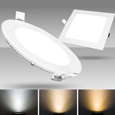 LED Panel Einbaustrahler Einbauleuchte Einbau mit Trafo Ultraslim Deckenleuchte