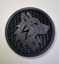 Custom Emblem für Frontgrill Wolf Kompatibel VW Polo 9N Bora Logo Symbol