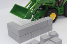 10 Betonblocksteine 4er Systembaustein 1:32 Blockstein Betonstein Ladegut Silo