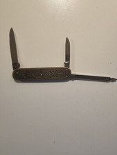 Taschenmesser Toledo Rheinmetall KrusiusSolingen Antik Messer Messing Verzierung