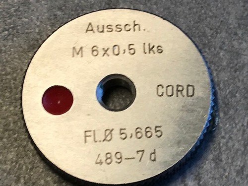 Ausschuß gewindelehre - ausschuß,