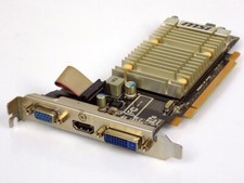 1GB MSI ATI Radeon HD 5450 GDDR3 PCIe 2.1 x16 DVI-I VGA HDMI passive Grafikkarte
