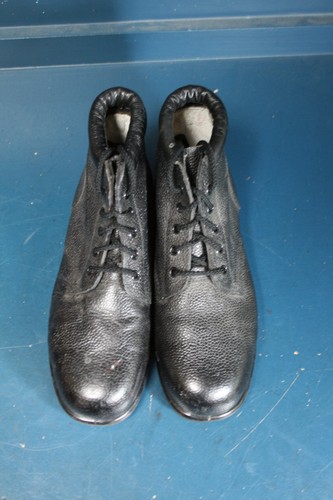 Vintage army work black grain - vintage,