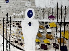 Original Öl Gemälde Abstrakt