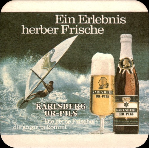 Bierdeckel karlsberg - bierdeckel,