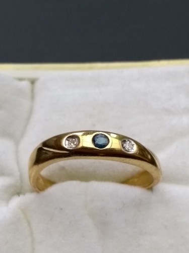 Damenring 333 saphir - damenring, +