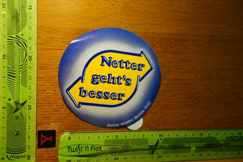 Alter aufkleber verkehr - aufkleber,