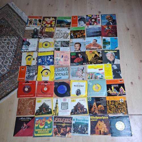48x single schallplatten - single,