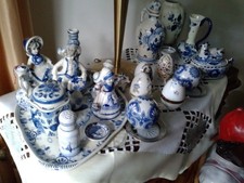 Altes delfter porzellan 20 Teilig Top Zustand