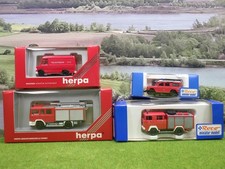 Roco H0 Konvolut Einsatzfahrzeuge Feuerwehr etc OVP (VH) C1273