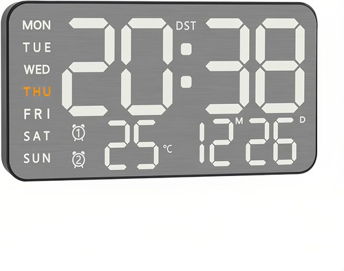 Digitale led wanduhr mit - wanduhr,