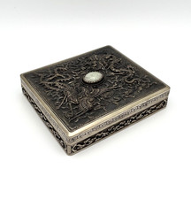 Antike Schmuckschatulle Silber