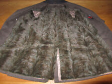 Loden Mantel geschorener NERZ Futter Gr. 40 super Zustand Pelz Fur