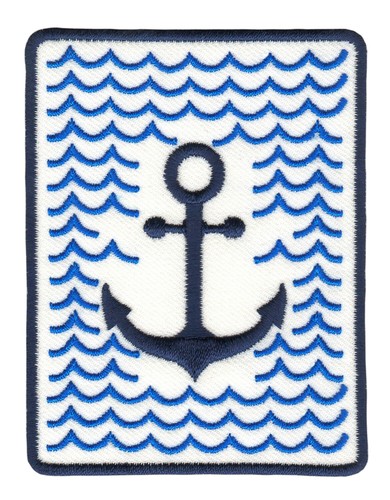 Ac74 abzeichen anker wasser - ac74★abzeichen,