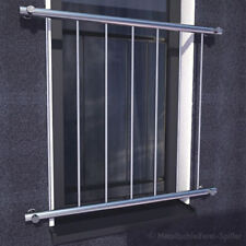 Edelstahl V2A Französischer Balkon Geländer Fenstergitter Rundrohr 42,4x2mm Set