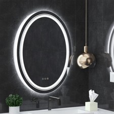 Oval LED Badspiegel