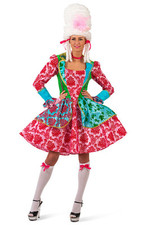 buntes Rokoko Damen Kostüm