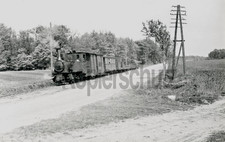 Dampflok Foto - Kleinbahn Lathen–Werlte, Lok  "WERLTE" bei Waldhöfe 1951