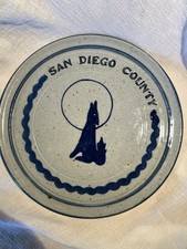 VTG Blue Salt Glazed Ceramic