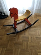 Schaukelpferd „Peter“ Von Konrad Keller 50er Jahre, Qualitätssiegel „Spiel Gut“